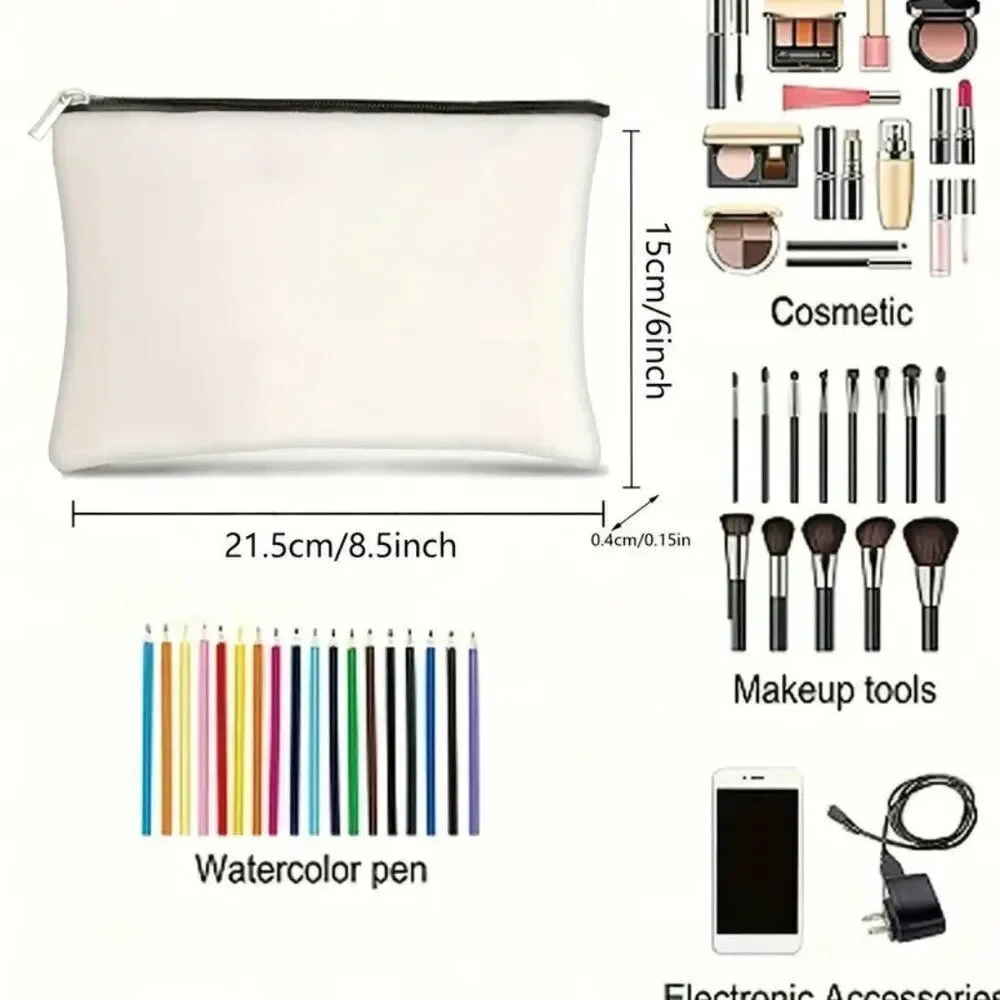 Halloween Gothic Witch, Moon and Altar Multifunctional Travel Cosmetic Bag